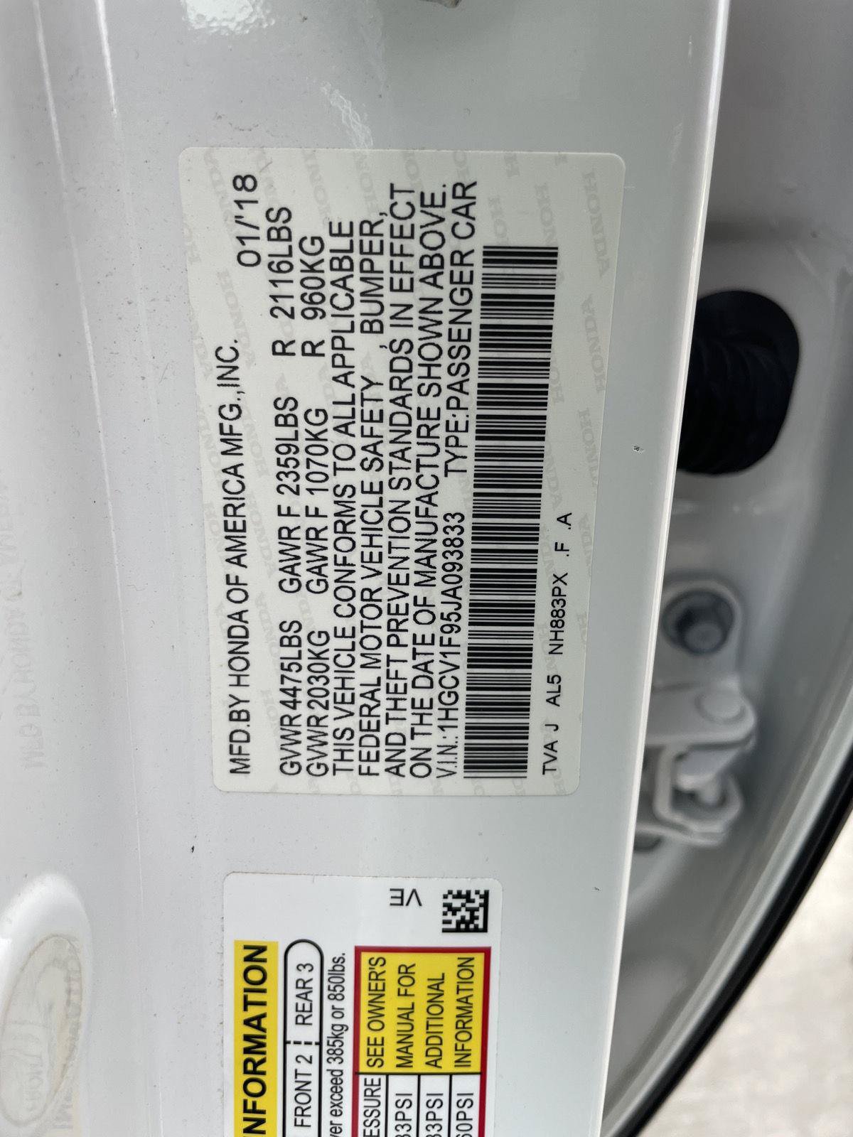 Used 2018 Honda Accord Touring image 31