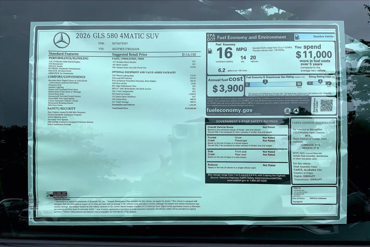 New 2026 Mercedes-Benz GLS 580 4MATIC image 26