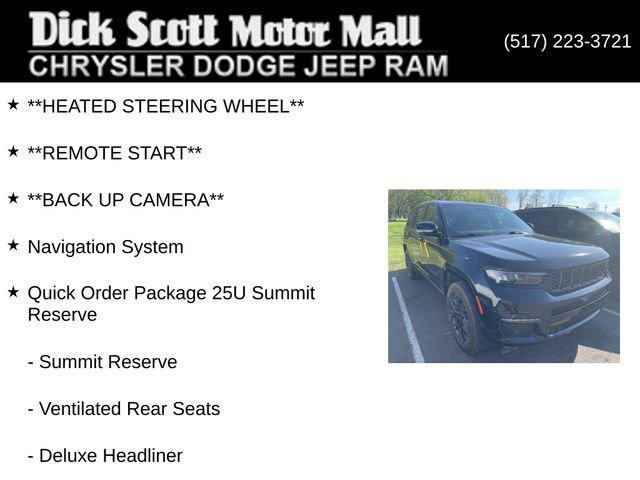 Used 2023 Jeep Grand Cherokee L Summit AWD/4WD image 4