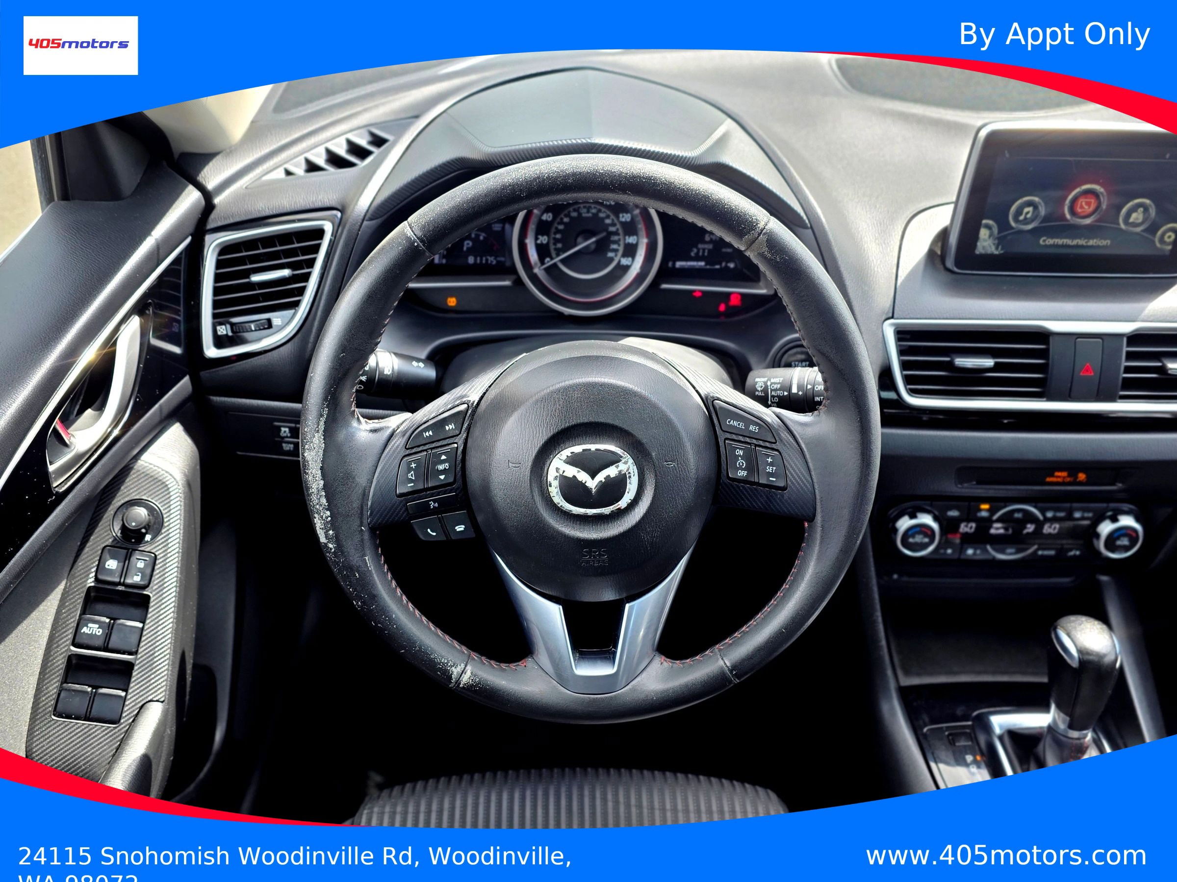 Used 2016 MAZDA MAZDA3 i Touring w/ Popular Equipment Package FWD image 12
