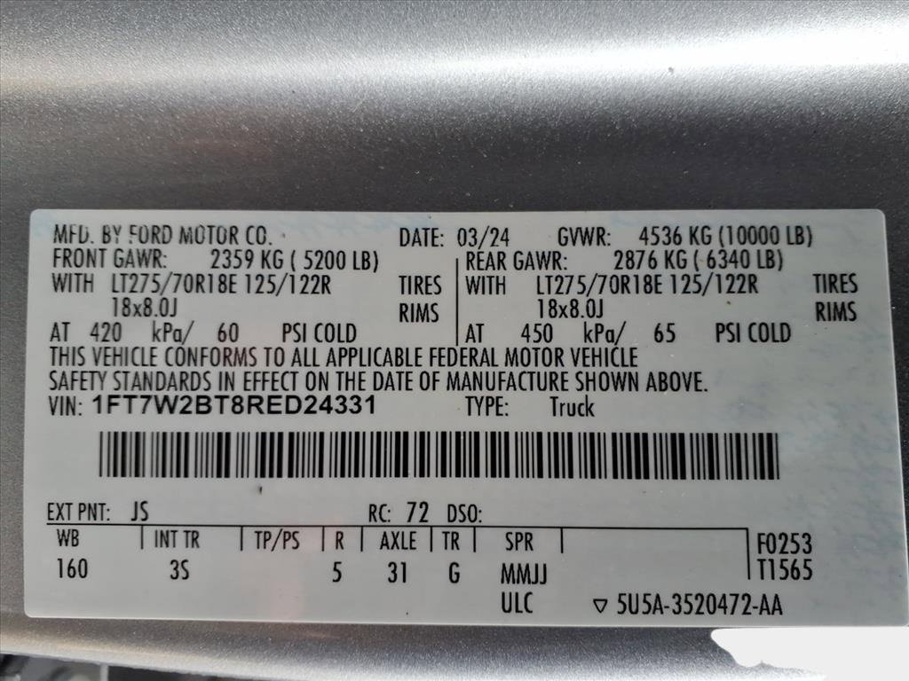 Used 2024 Ford F250 XLT image 27