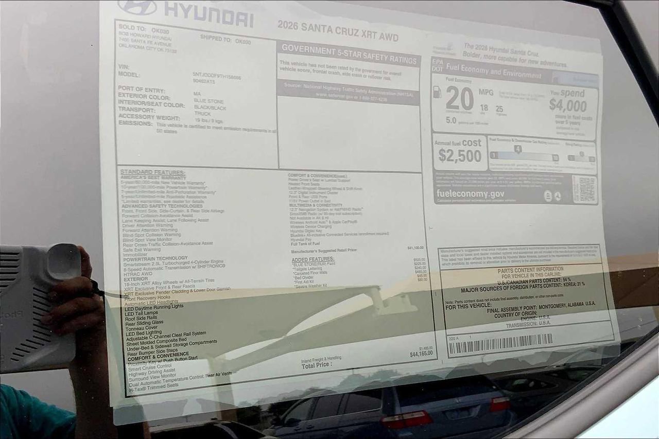 New 2026 Hyundai Santa Cruz XRT image 18