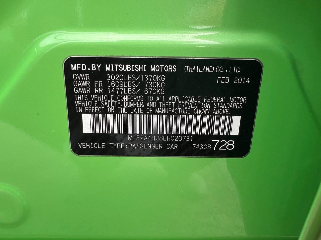 Used 2014 Mitsubishi Mirage ES image 27