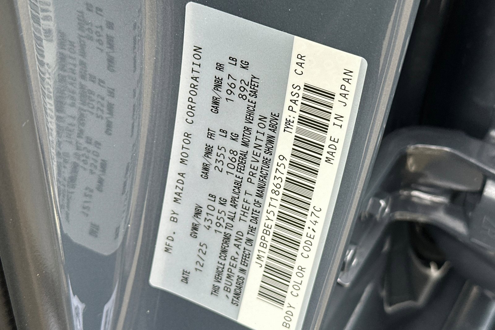 New 2026 MAZDA MAZDA3 2.5 Turbo Sedan w/Premium Plus image 34