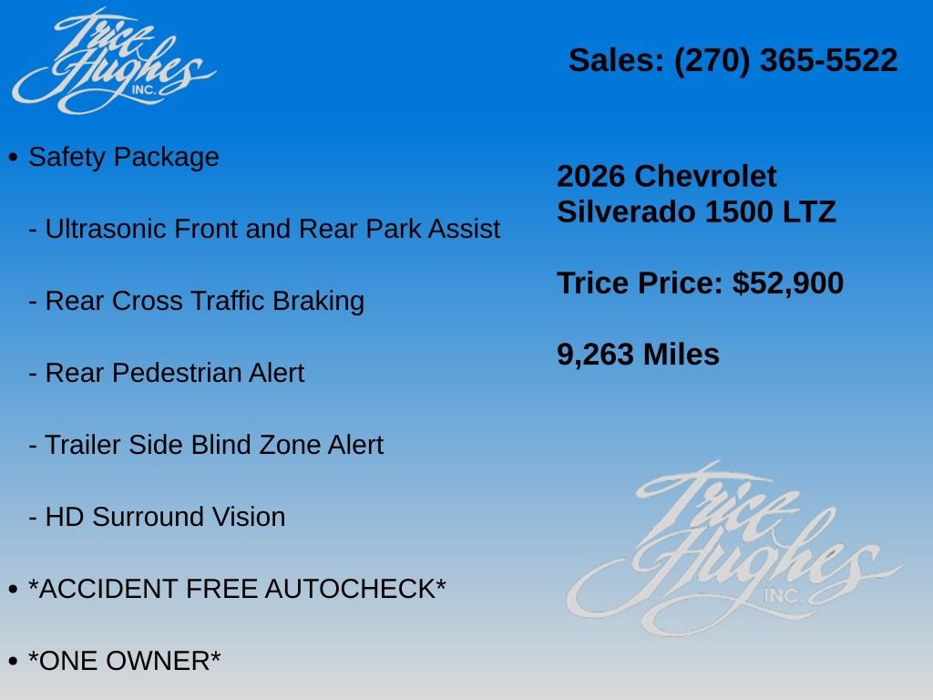 Used 2026 Chevrolet Silverado 1500 LTZ w/ Technology Package AWD/4WD image 26