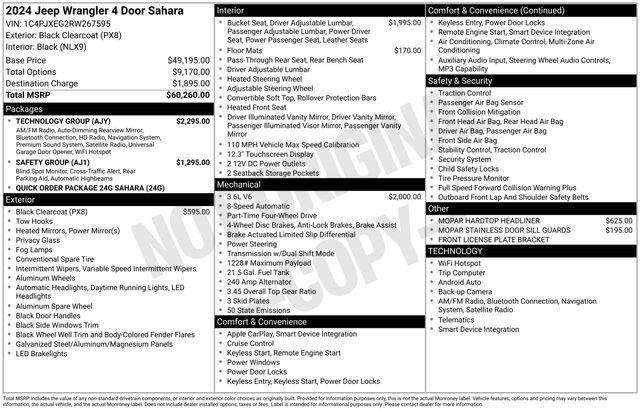 Used 2024 Jeep Wrangler Sahara w/ Technology Group image 32