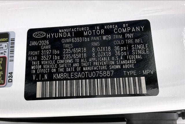 New 2026 Hyundai Palisade SEL AWD/4WD image 18