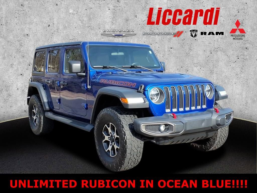 Used 2020 Jeep Wrangler Unlimited Rubicon w/ LED Lighting Group image 1