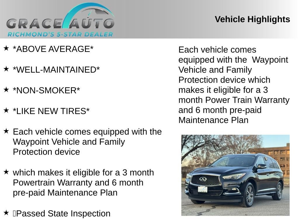 Used 2020 INFINITI QX60 Luxe w/ Essential Package image 2