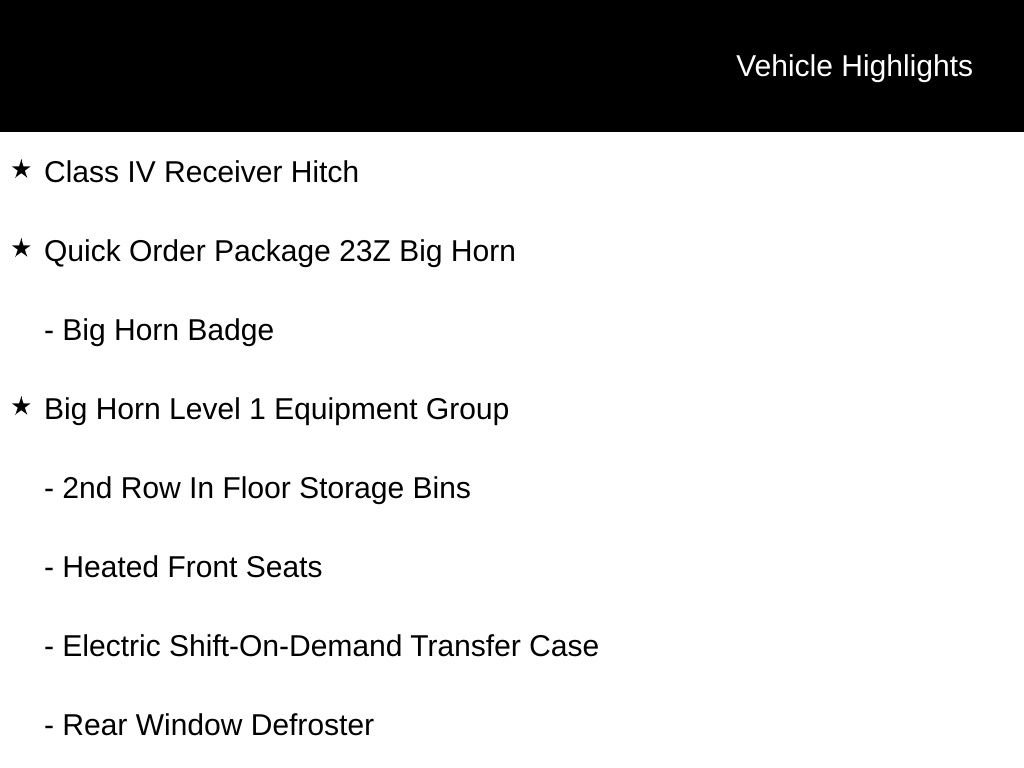 Used 2023 RAM 1500 Big Horn AWD/4WD image 10