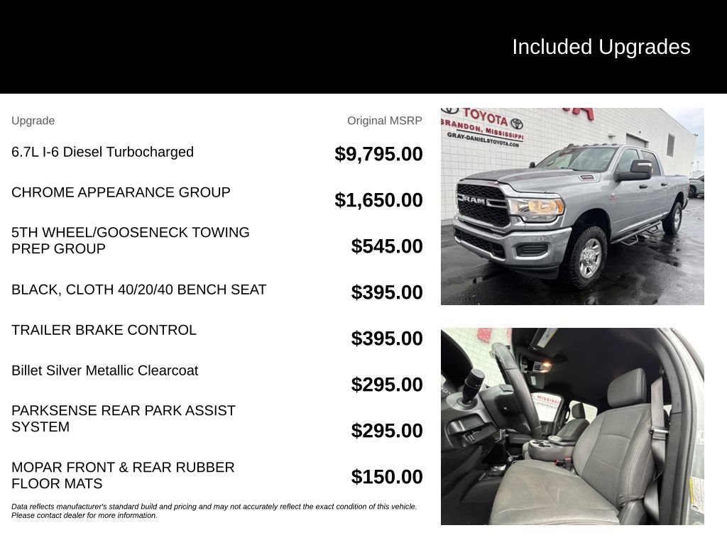 Used 2024 RAM 2500 Tradesman w/ Chrome Appearance Group AWD/4WD image 7