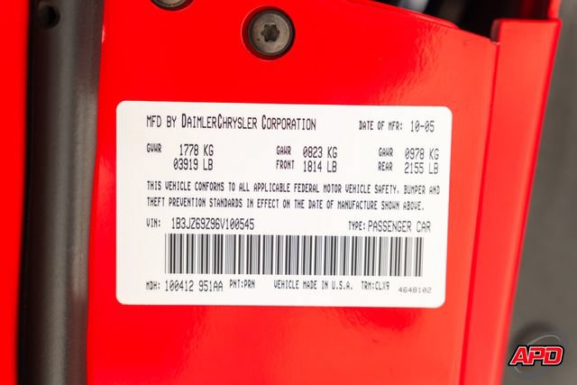 Used 2006 Dodge Viper SRT-10 RWD image 79
