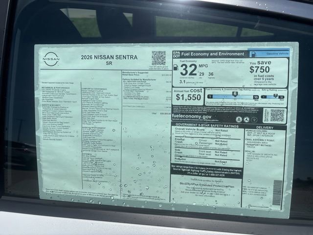 New 2026 Nissan Sentra SR FWD image 13
