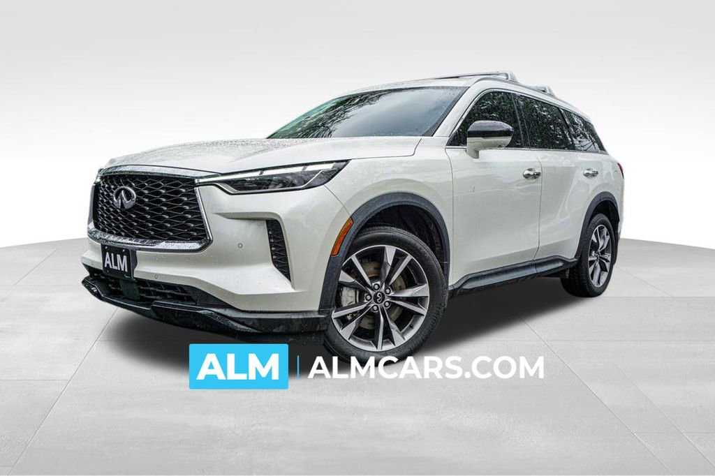 Used 2023 INFINITI QX60 Luxe w/ Cargo Package FWD image 1