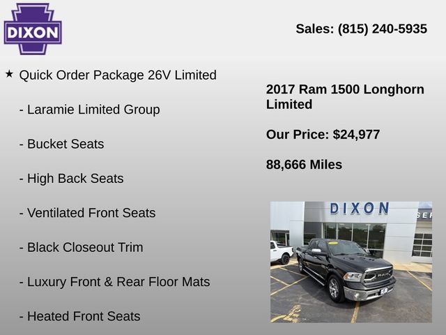 Used 2017 RAM 1500 Limited AWD/4WD image 4