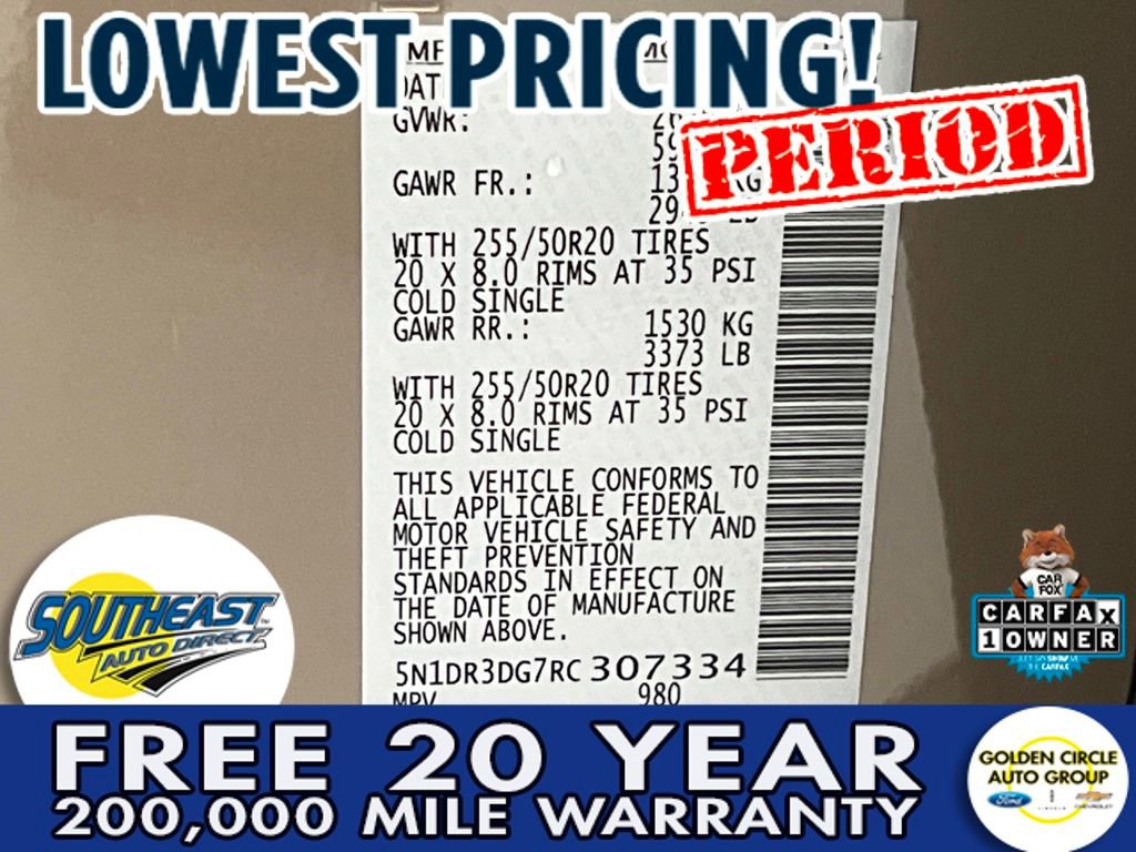 Used 2024 Nissan Pathfinder Platinum w/ Cargo Package image 80