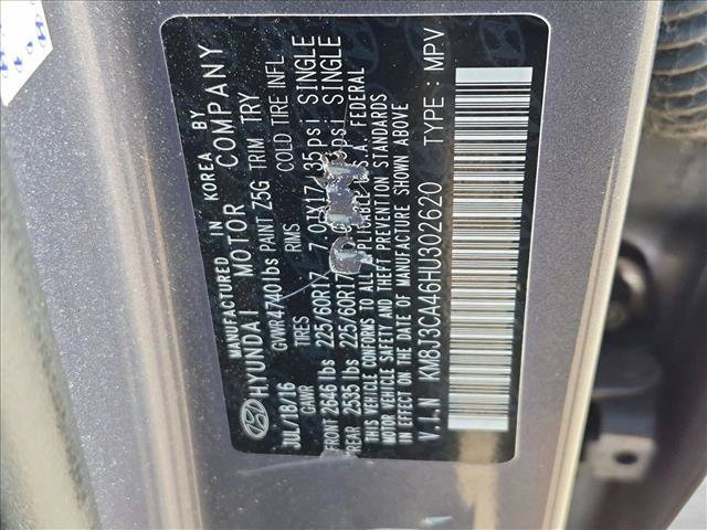 Used 2017 Hyundai Tucson SE w/ SE Popular Package 02 AWD/4WD image 16