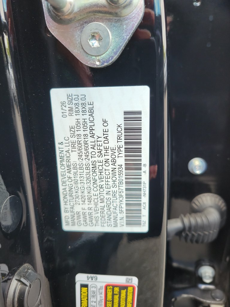 Used 2026 Honda Ridgeline RTL image 31