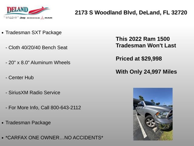 Used 2022 RAM 1500 Tradesman w/ Tradesman SXT Package AWD/4WD image 12