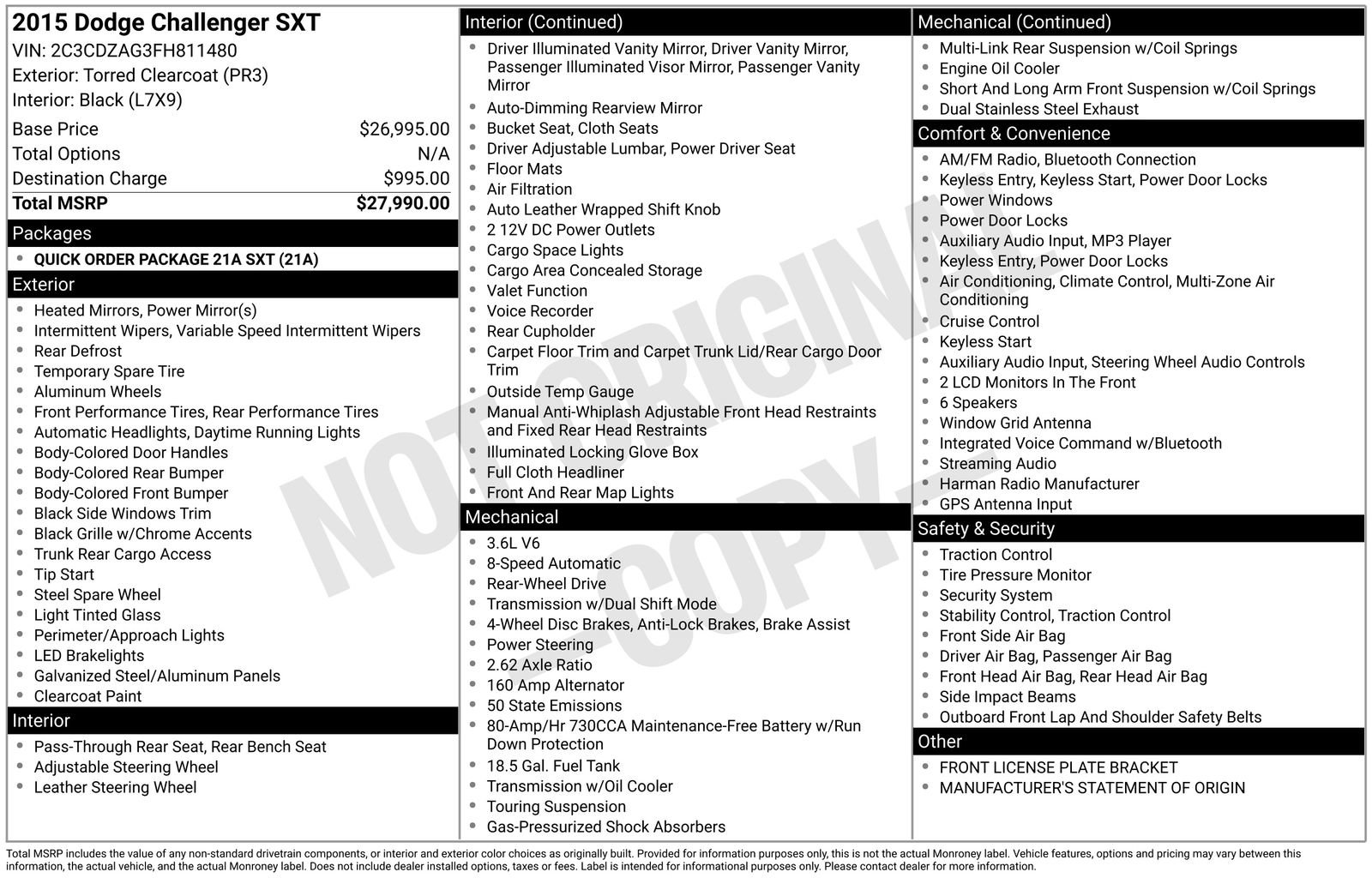 Used 2015 Dodge Challenger SXT image 36