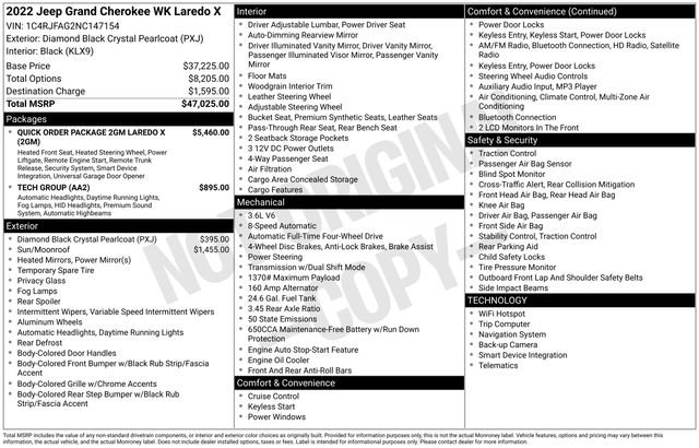 Used 2022 Jeep Grand Cherokee Laredo X image 4