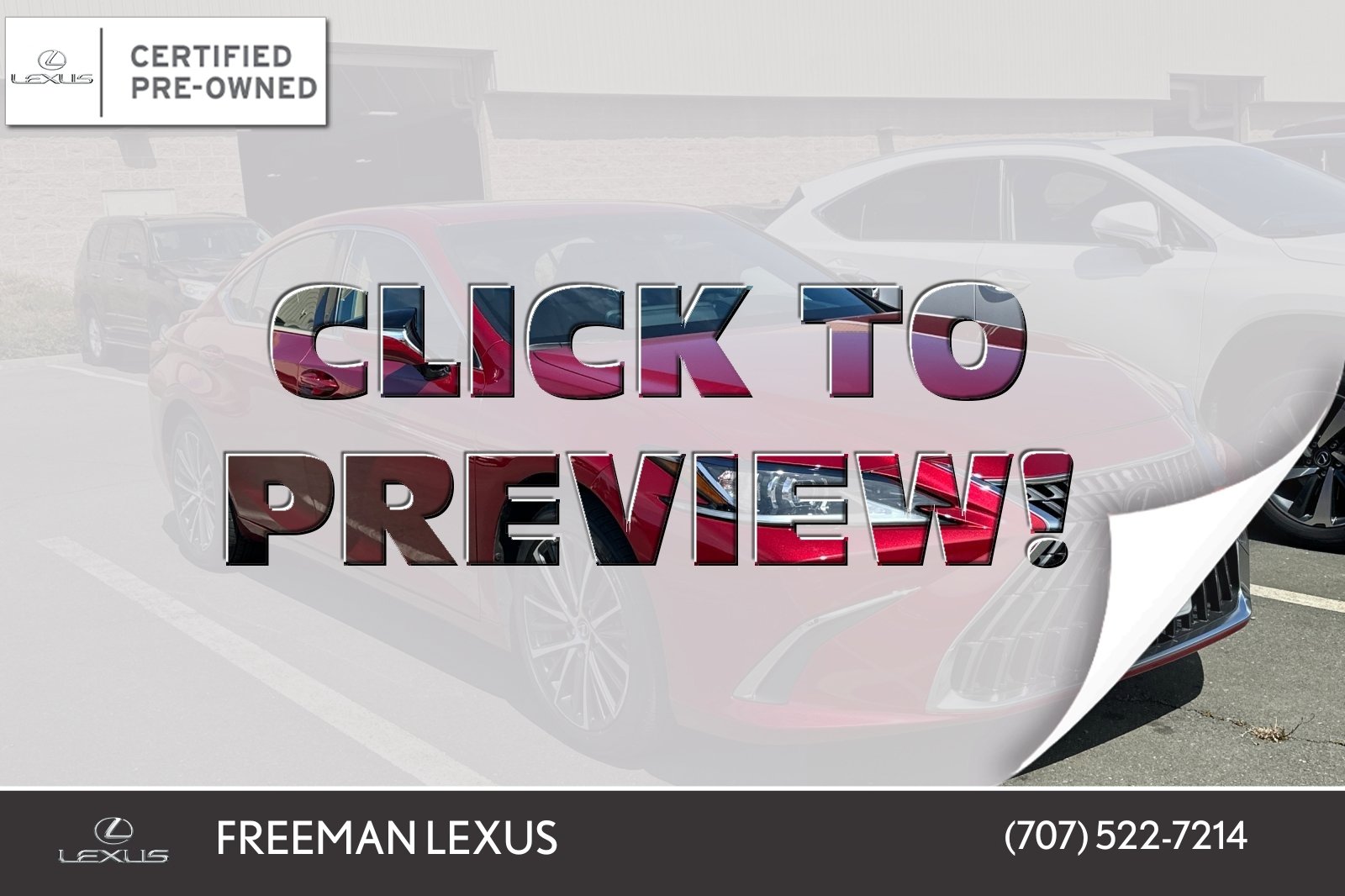 Used 2025 Lexus ES 300h w/ Premium Package FWD image 1