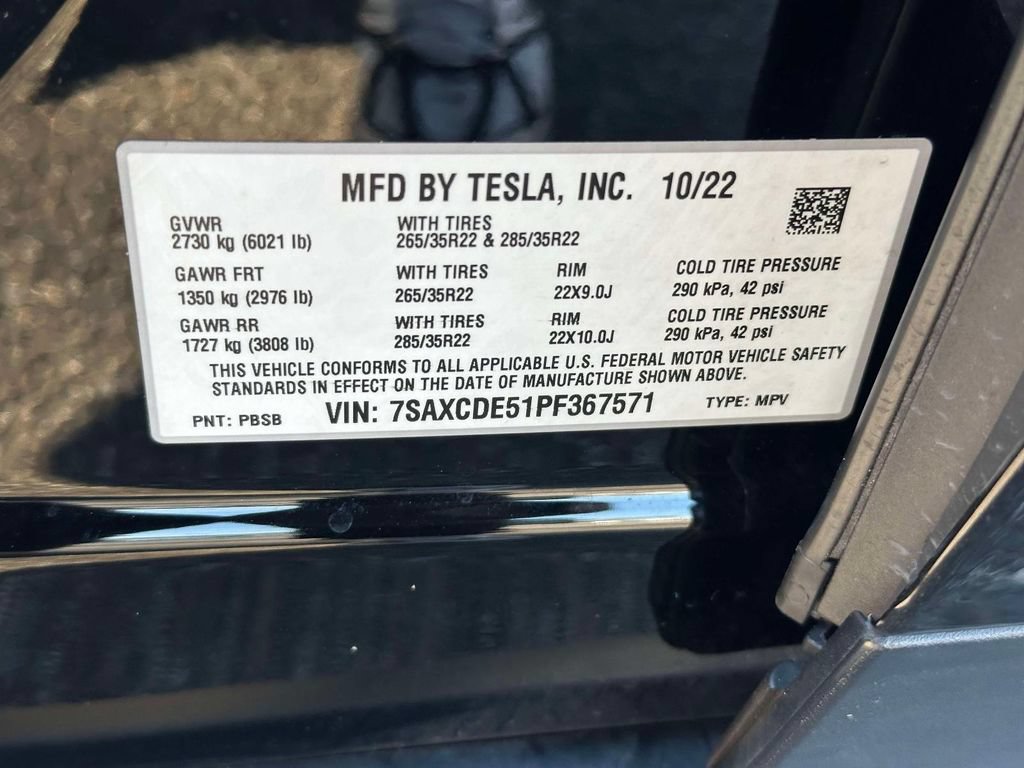 Used 2023 Tesla Model X AWD/4WD image 16
