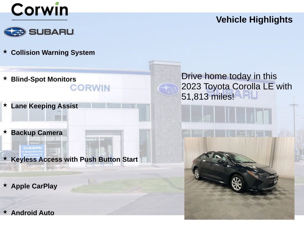 Used 2023 Toyota Corolla LE image 6