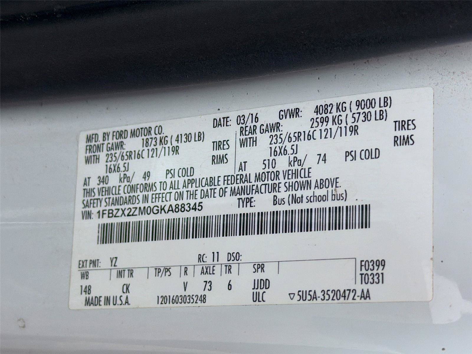 Used 2016 Ford Transit 350 XLT RWD image 38