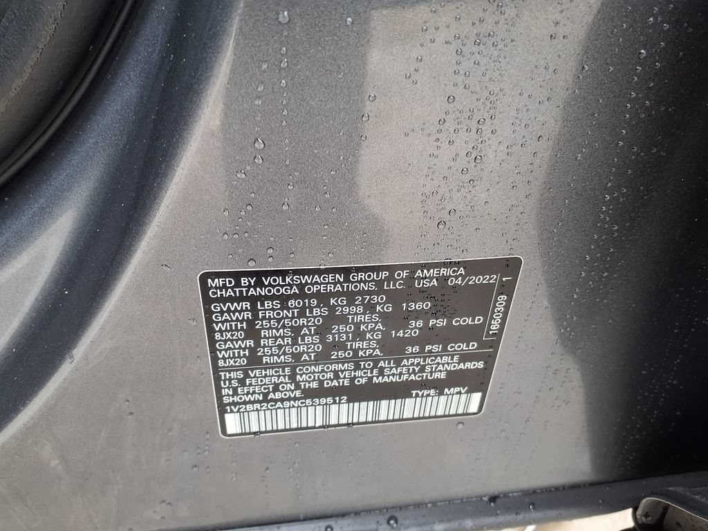 Used 2022 Volkswagen Atlas SEL AWD/4WD image 36