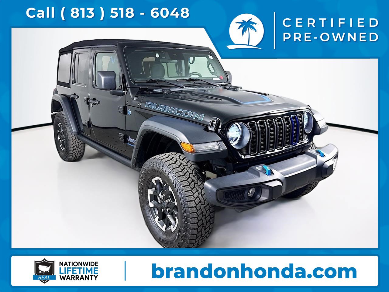 Used 2024 Jeep Wrangler Unlimited Rubicon 4xe image 1