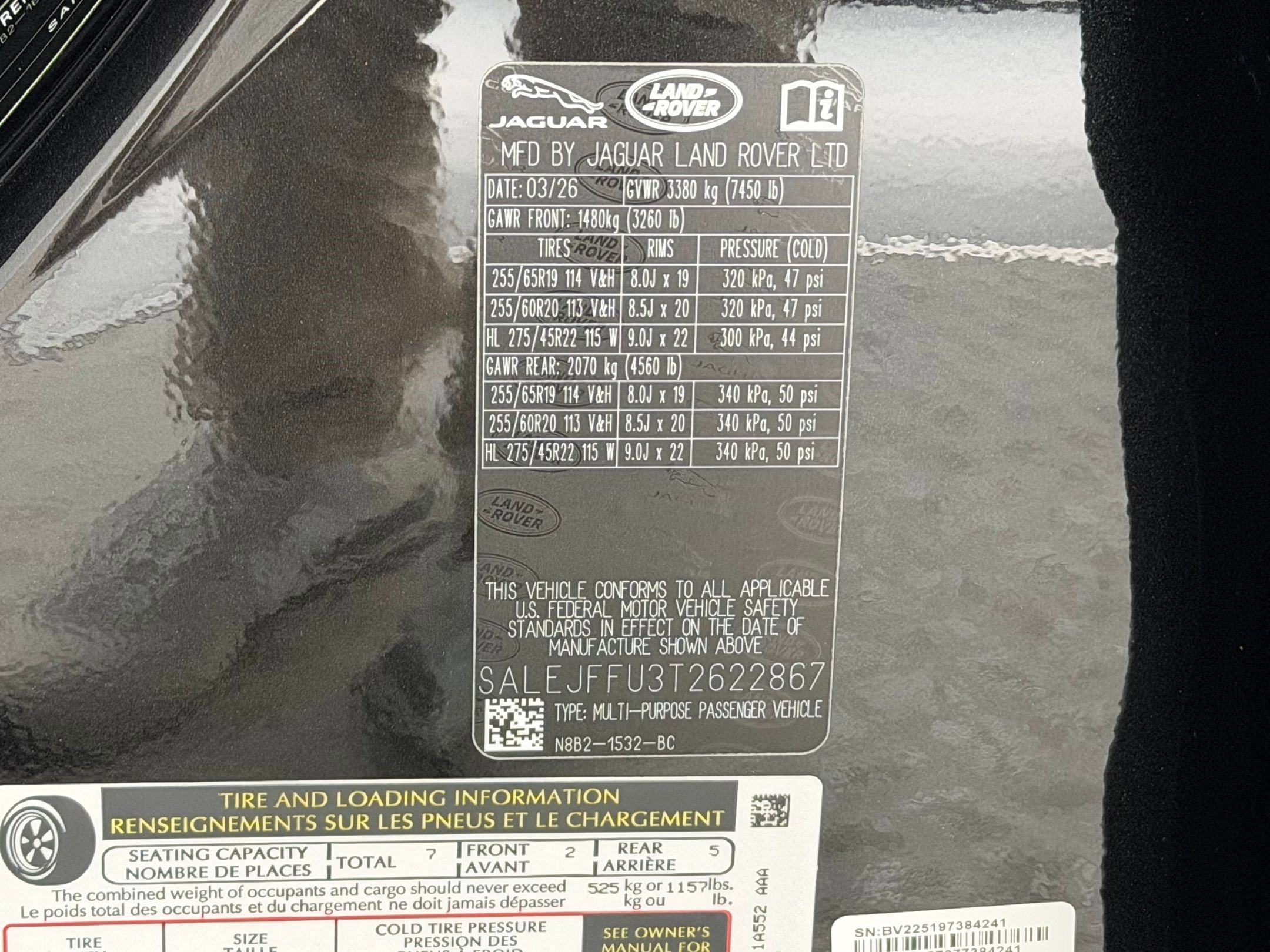 New 2026 Land Rover Defender 130 S AWD/4WD image 20