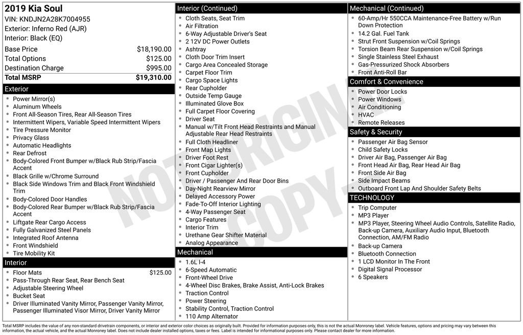 Used 2019 Kia Soul FWD image 15