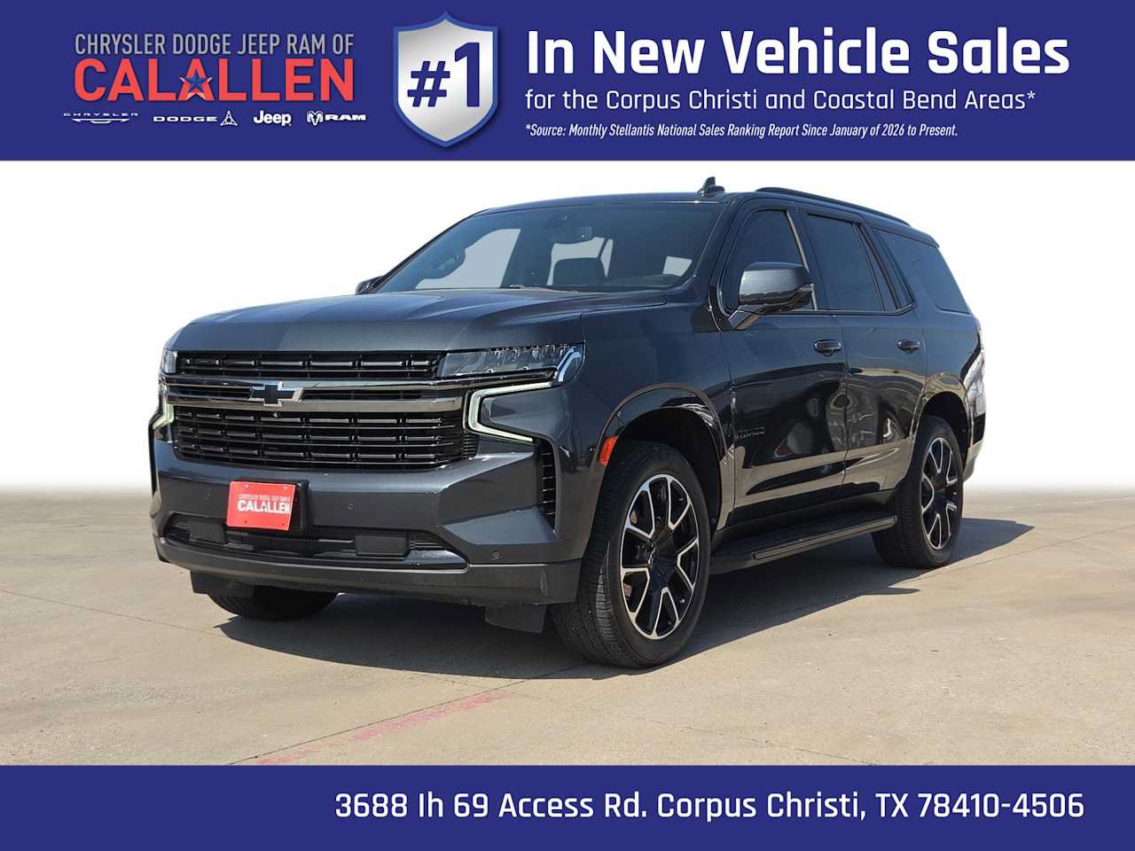 Used 2022 Chevrolet Tahoe RST w/ Luxury Package RWD image 1
