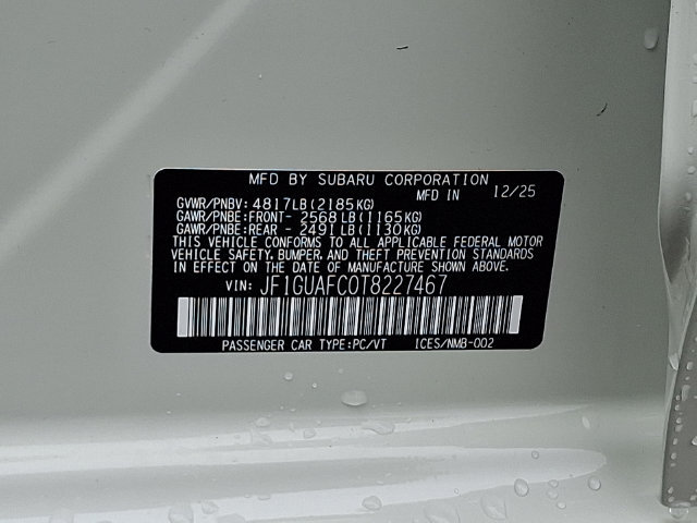 Certified 2026 Subaru Impreza 2.0i Sport AWD/4WD image 28