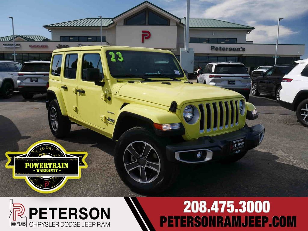 Used 2023 Jeep Wrangler Sahara w/ Cold Weather Group