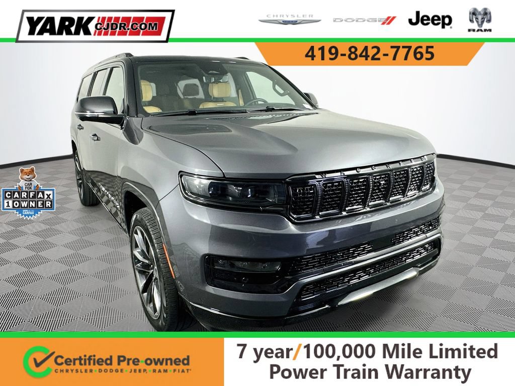Used 2025 Jeep Grand Wagoneer L Series III w/ Rear Seat Video Group 1