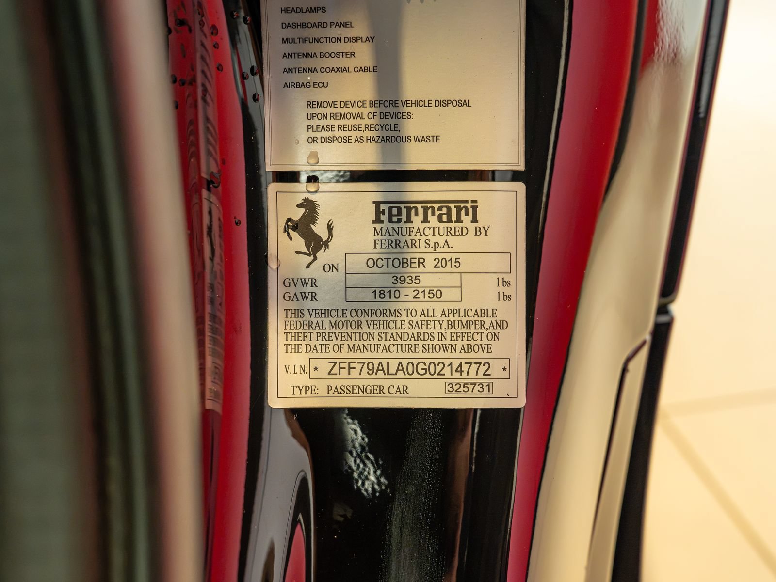 Certified 2016 Ferrari 488 GTB RWD image 26