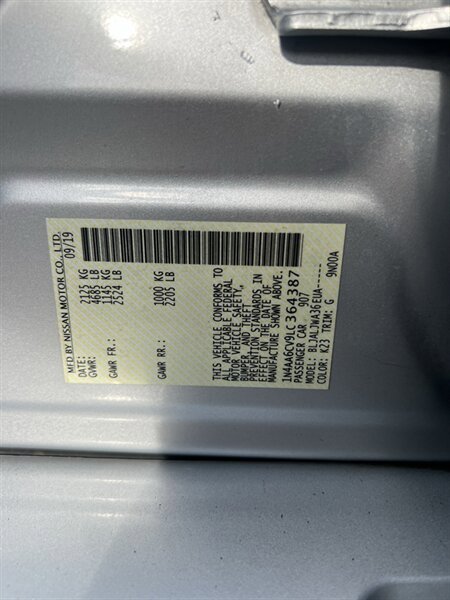 Used 2020 Nissan Maxima 3.5 SV w/ Floor Mat Group FWD image 21