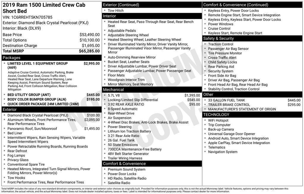 Used 2019 RAM 1500 Limited image 38
