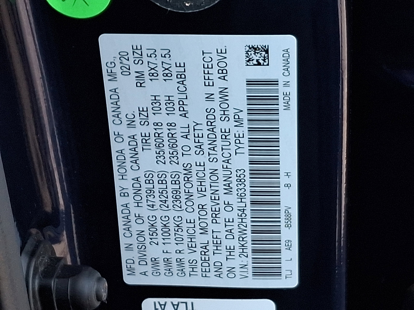 Used 2020 Honda CR-V EX image 26