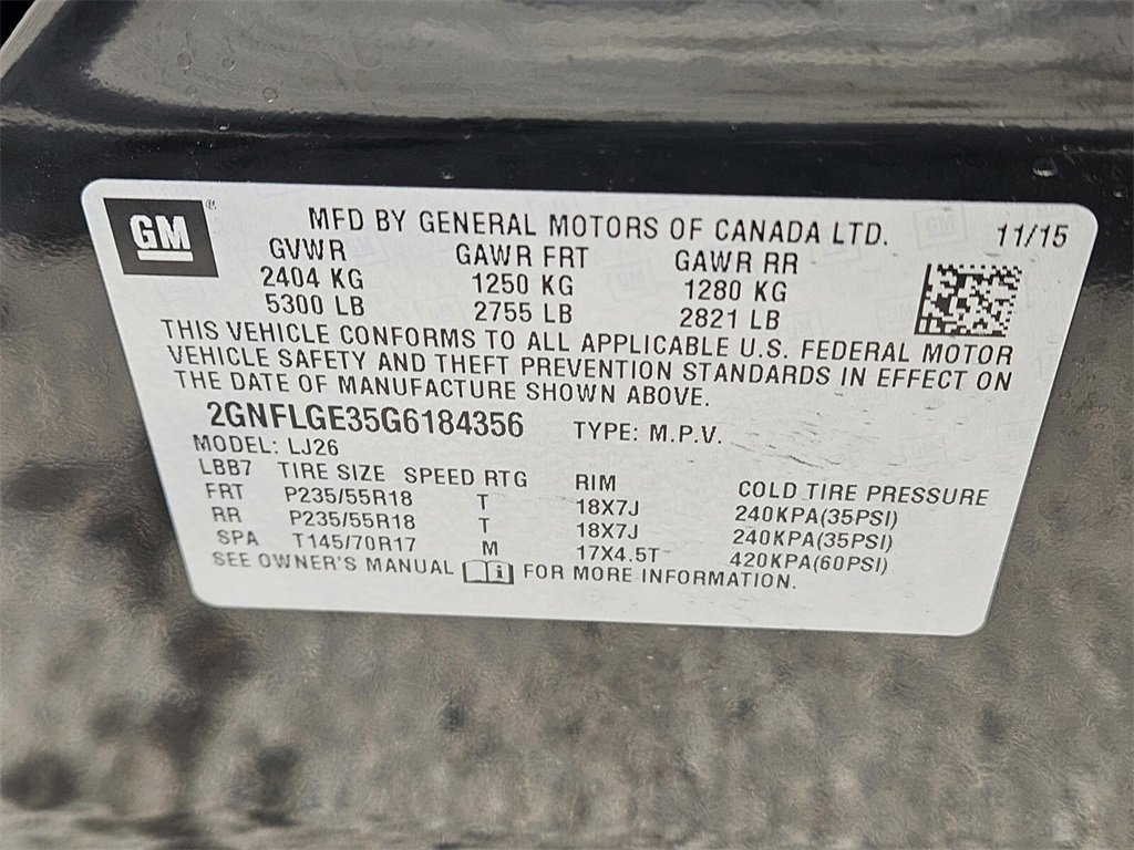 Used 2016 Chevrolet Equinox LTZ w/ Enhanced Convenience Package image 25