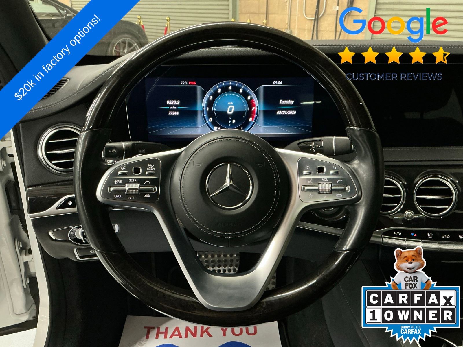 Used 2019 Mercedes-Benz S 560 Sedan image 20