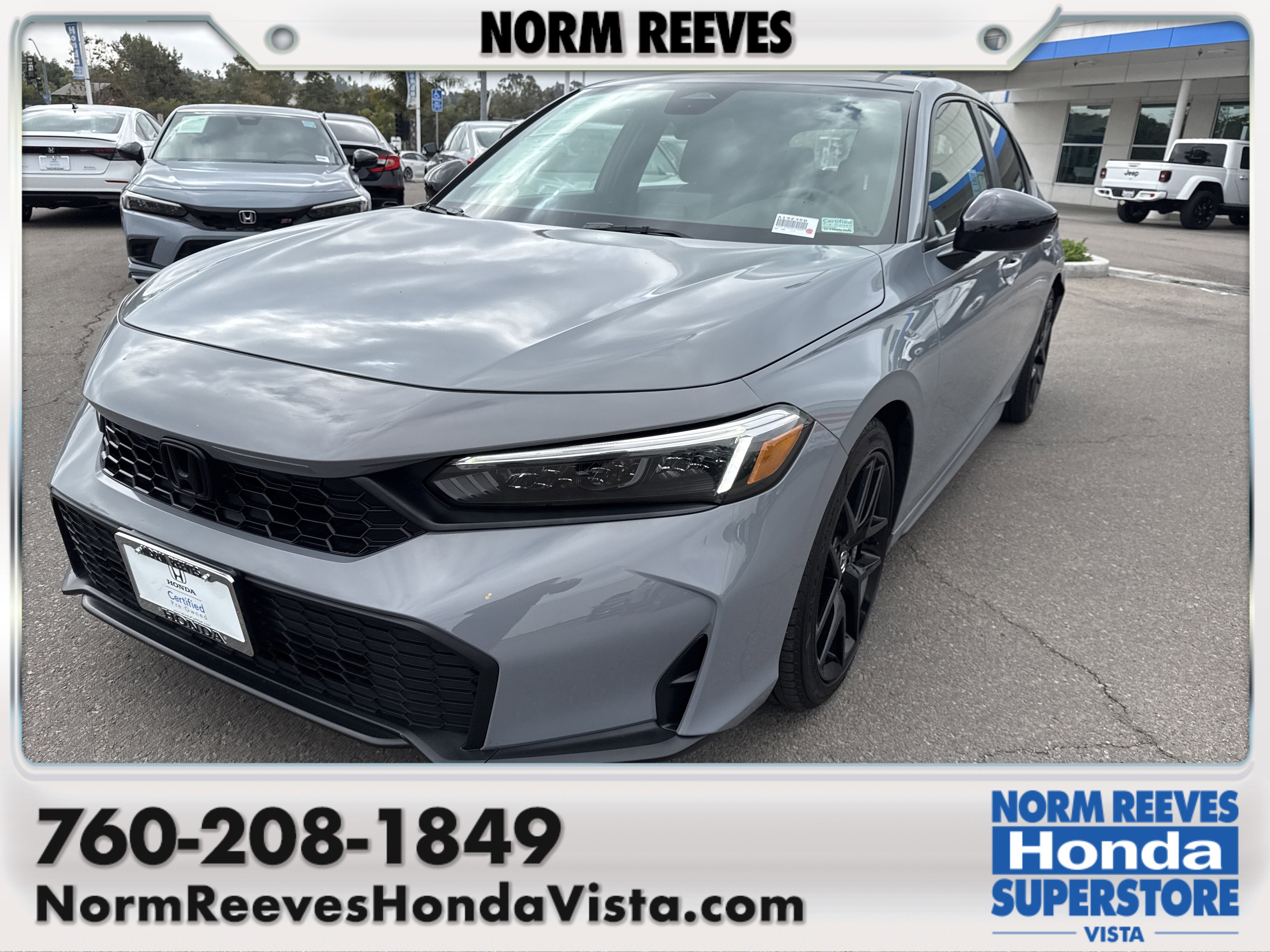 Certified 2025 Honda Civic Sport