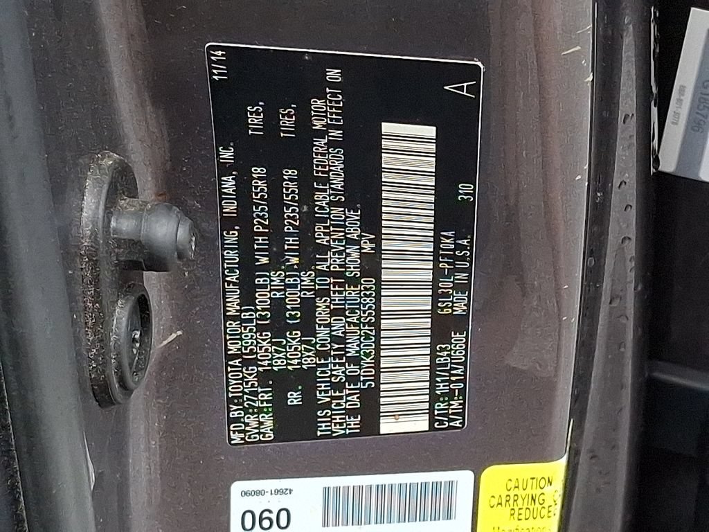 Used 2015 Toyota Sienna Limited Premium FWD image 29