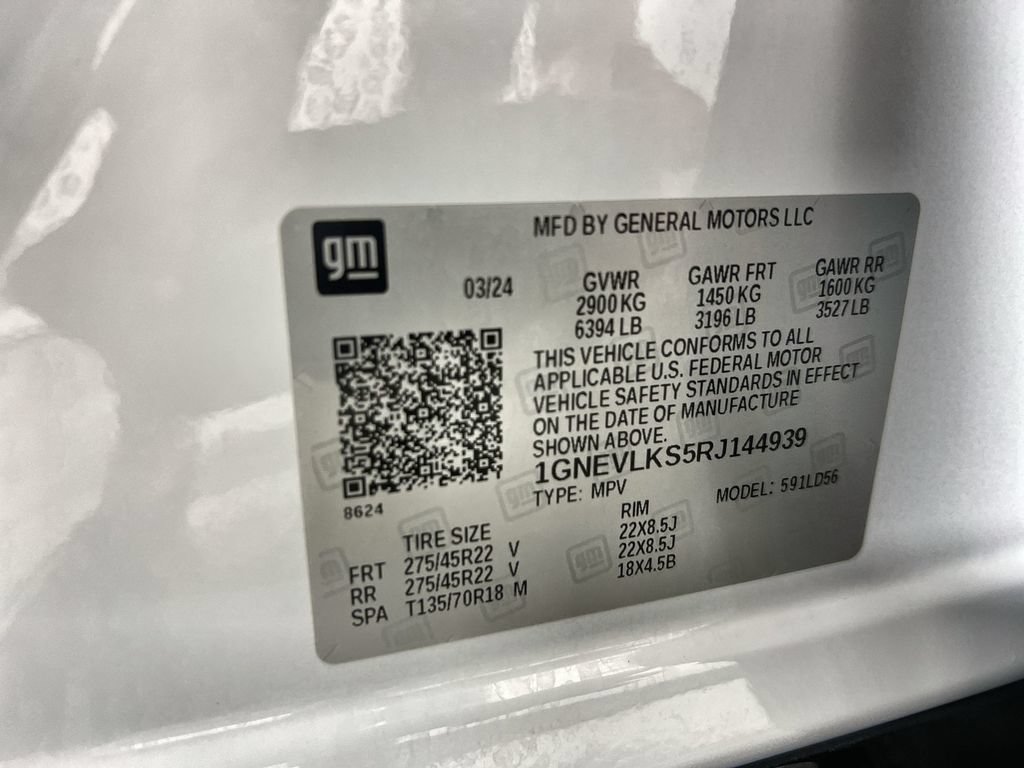 Certified 2024 Chevrolet Traverse RS AWD/4WD image 36