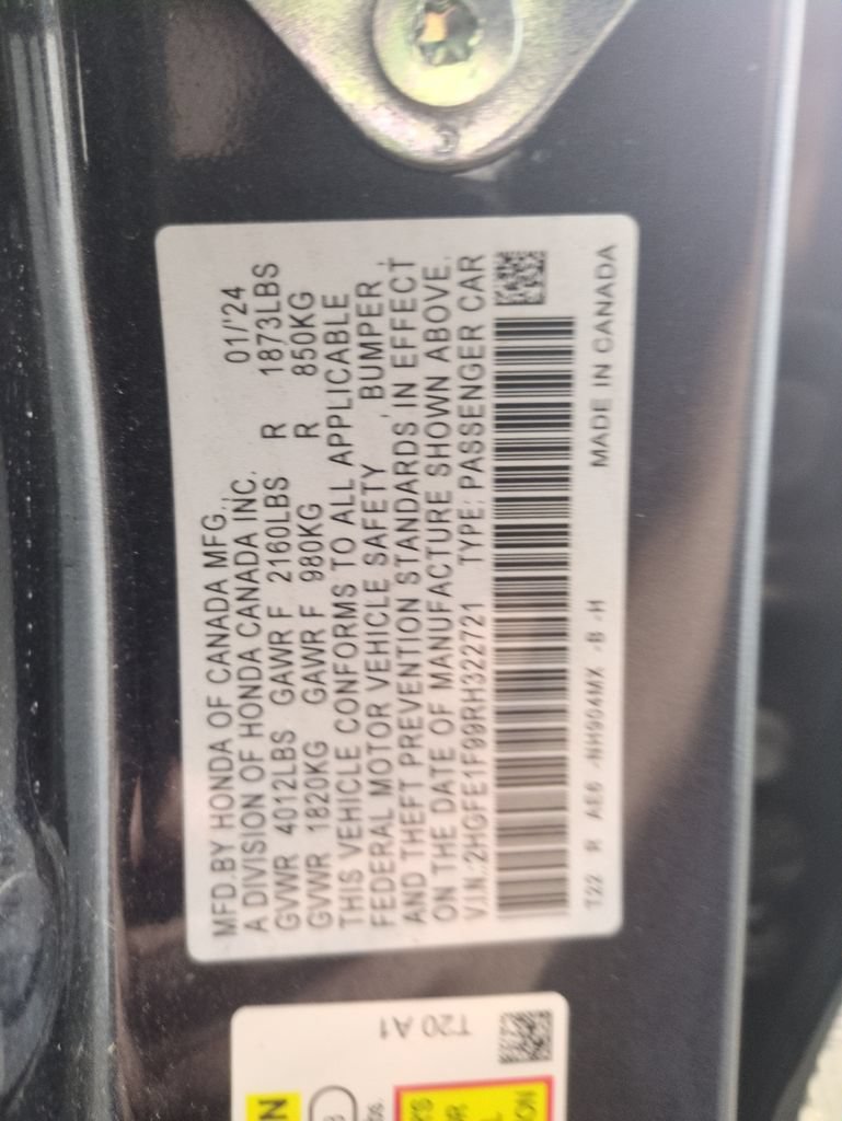 Certified 2024 Honda Civic Touring image 33
