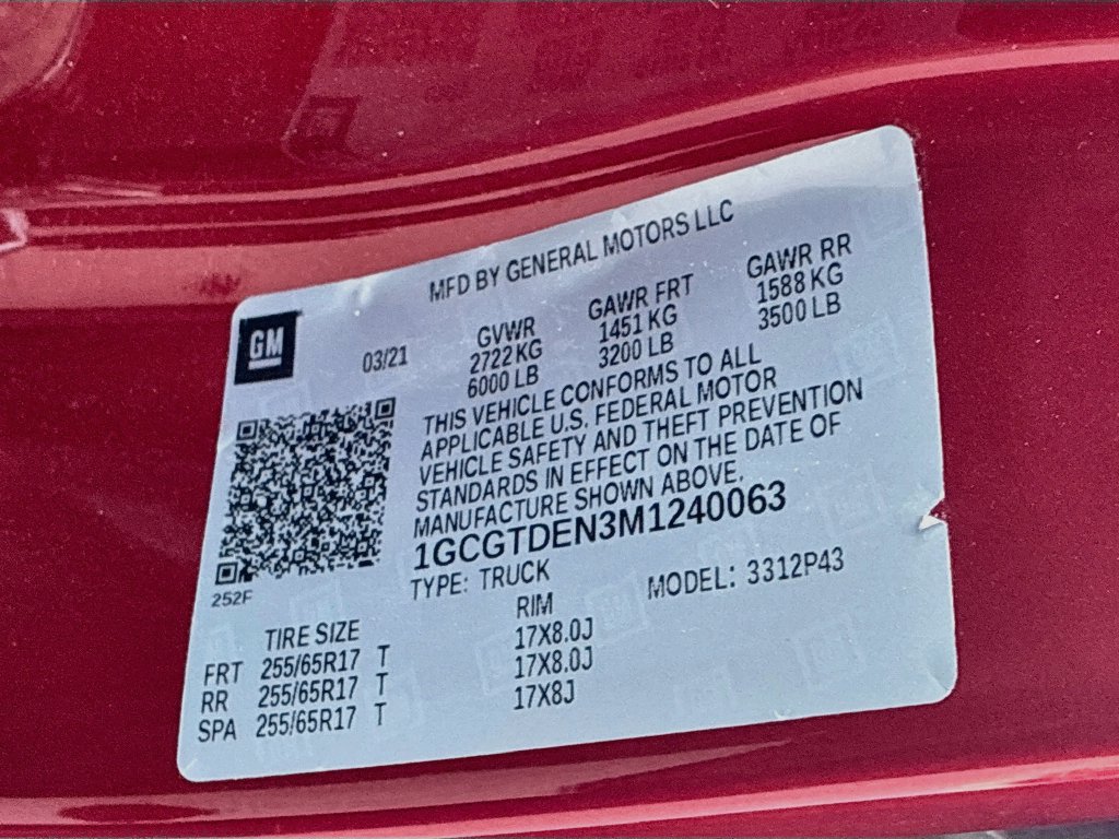 Used 2021 Chevrolet Colorado Z71 AWD/4WD image 29