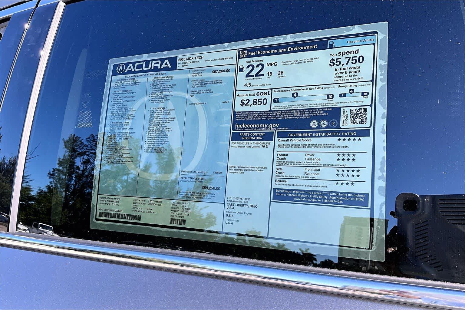 Certified 2026 Acura MDX w/ Technology Package FWD image 22