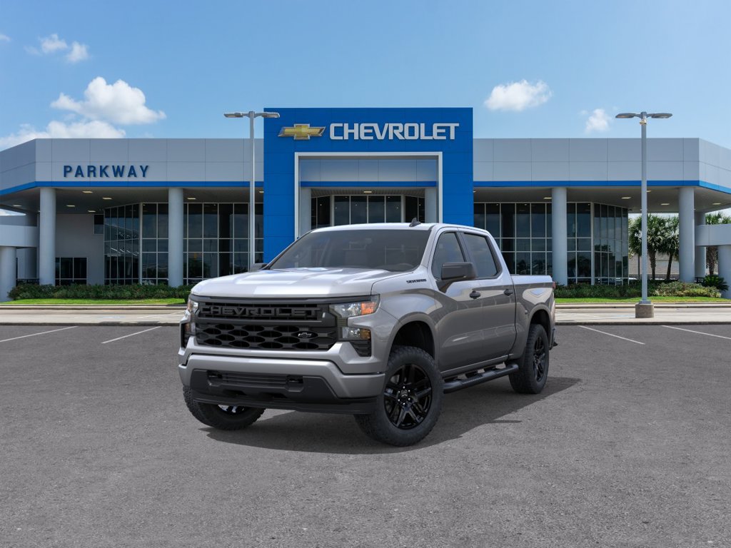 New 2026 Chevrolet Silverado 1500 Custom w/ Turbomax Blackout Package RWD image 8